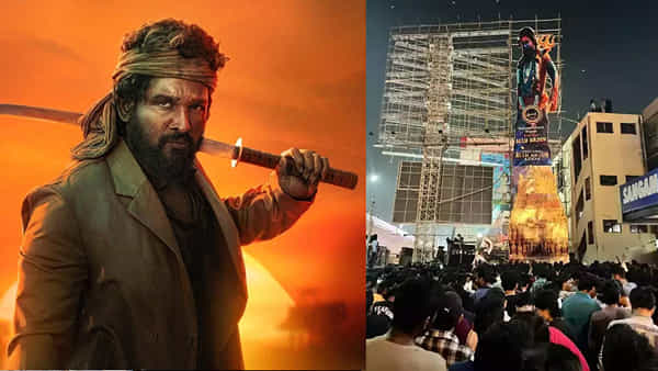 Pushpa 2: అల్లు అర్జున్ ఫ్యాన్స్ అంటే ఆ మాత్రం ఉంటది! వైజాగ్లో ఆకాశాన్ని తాకేలా పుష్ప రాజ్ కటౌట్.. వీడియో