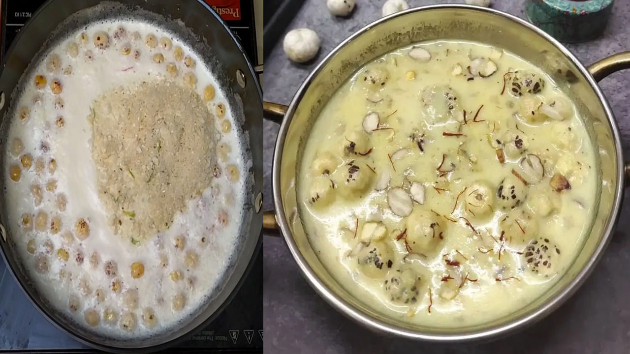 Sabudana Makhana Kheer: మఖానాతో కూడా ఖీర్ చేయవచ్చు.. తక్కువ సమయంలో టేస్టీగా సుగ్గుబియ్యం మఖానా ఖీర్ రెసిపీ.. మీ కోసం