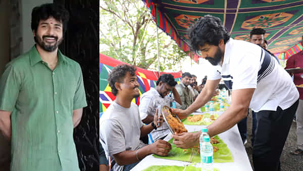 Siva Karthikeyan: షూటింగ్ సెట్లో అందరికీ బిర్యానీ వడ్డించిన హీరో శివ కార్తికేయన్.. వీడియో వైరల్