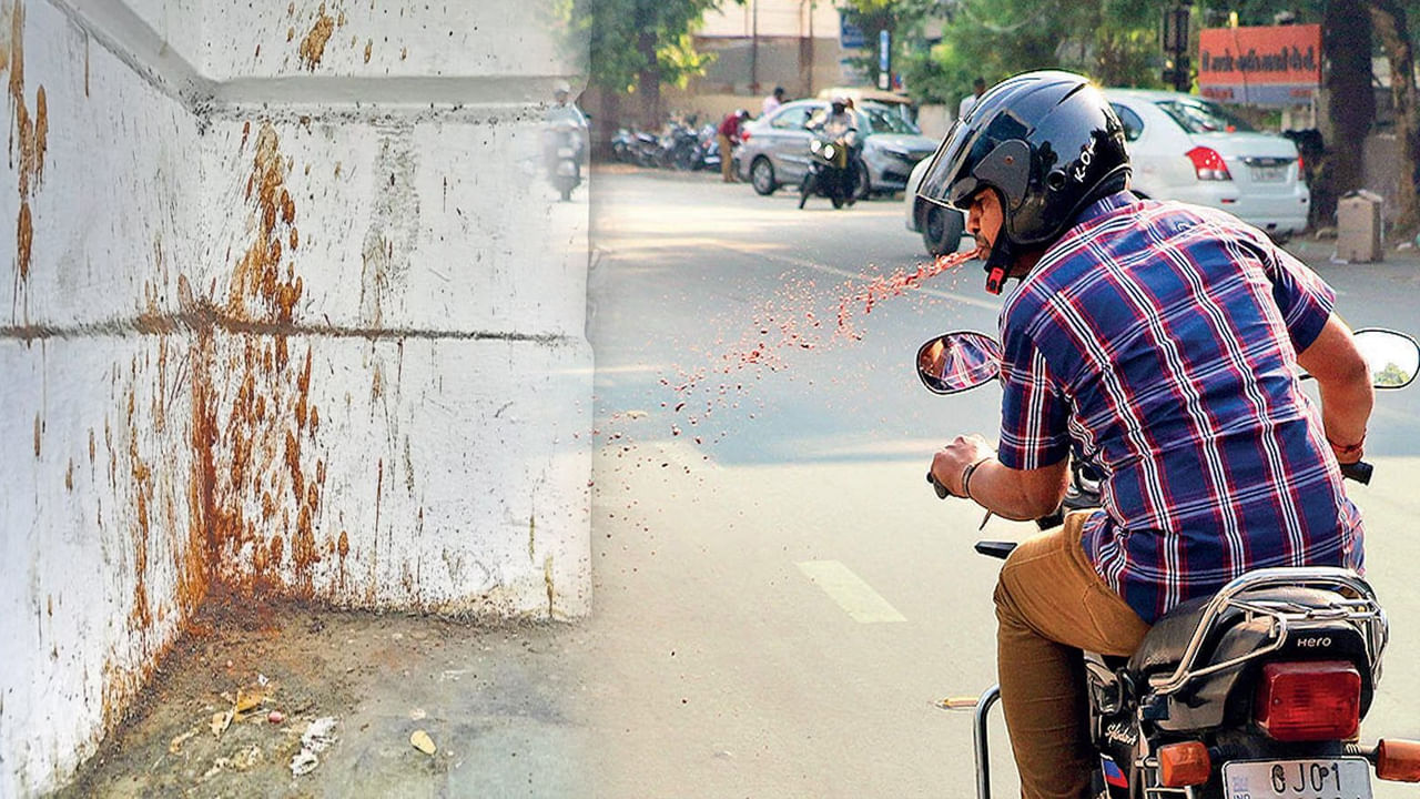 రోడ్డుపై ఉమ్మి వేస్తే ఫైన్.. దేశంలోనే తొలిసారిగా సూరత్ మున్సిపాలిటీ ముందడుగు.. ఎంత వసూలు అయ్యిందంటే