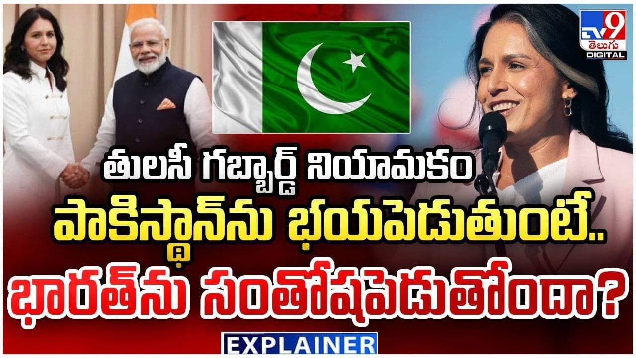 తులసీ గబ్బార్డ్‌ నియామకం.. పాకిస్థాన్‌ను భయపెడుతుంటే.. భారత్‌ను సంతోషపెడుతోందా ??