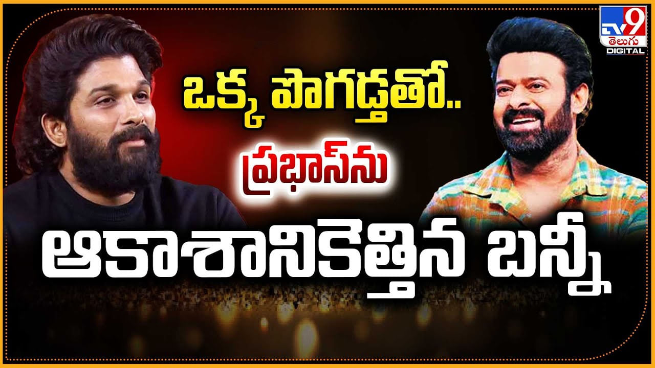 Allu Arjun-Prabhas: ఒక్క పొగడ్తతో.. ప్రభాస్‌ను ఆకాశానికెత్తిన బన్నీ.! వీడియో