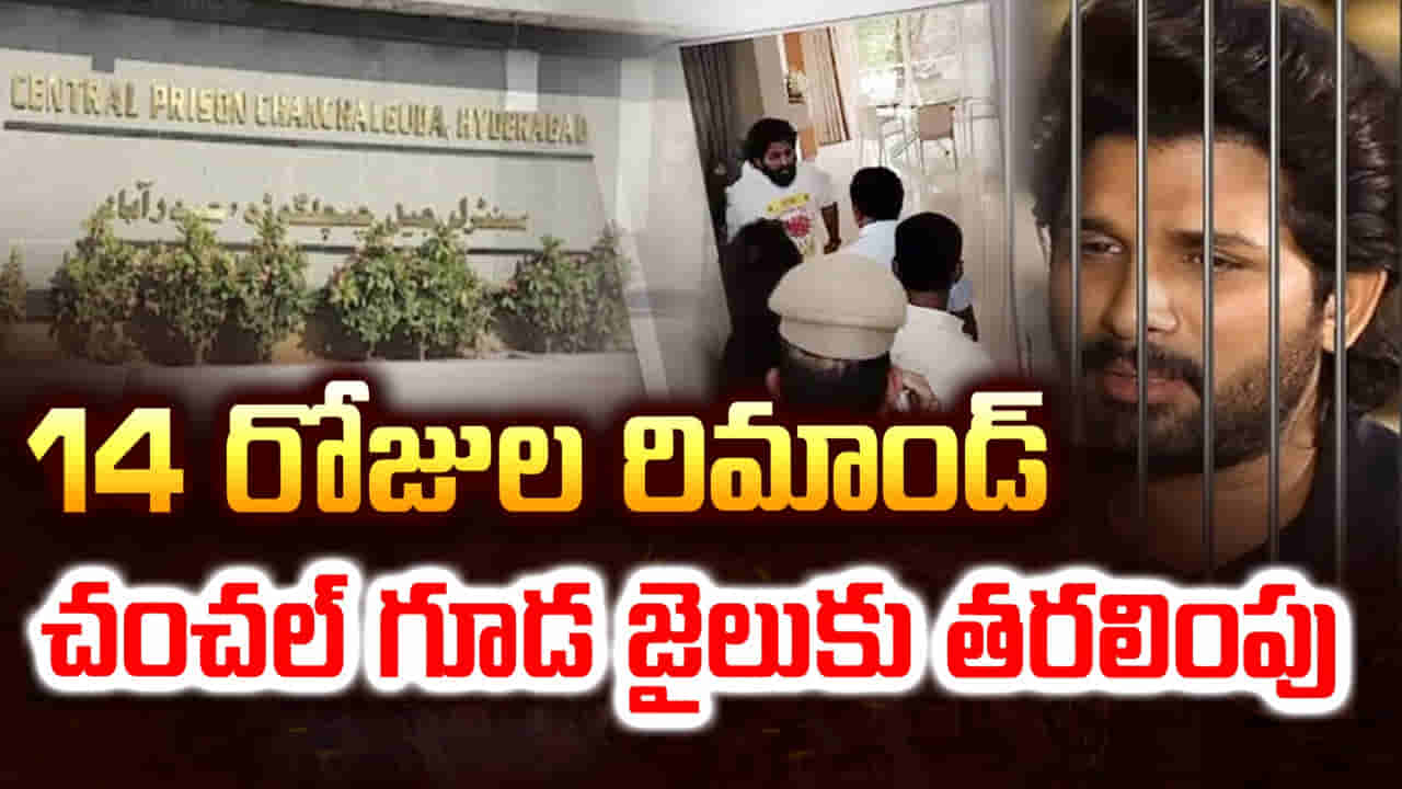 Allu Arjun Arrest: బెయిల్ నిరాకరణ.. అల్లు అర్జున్కు 14 రోజులు రిమాండ్.. చంచల్ గూడ జైలుకు అల్లు అర్జున్
