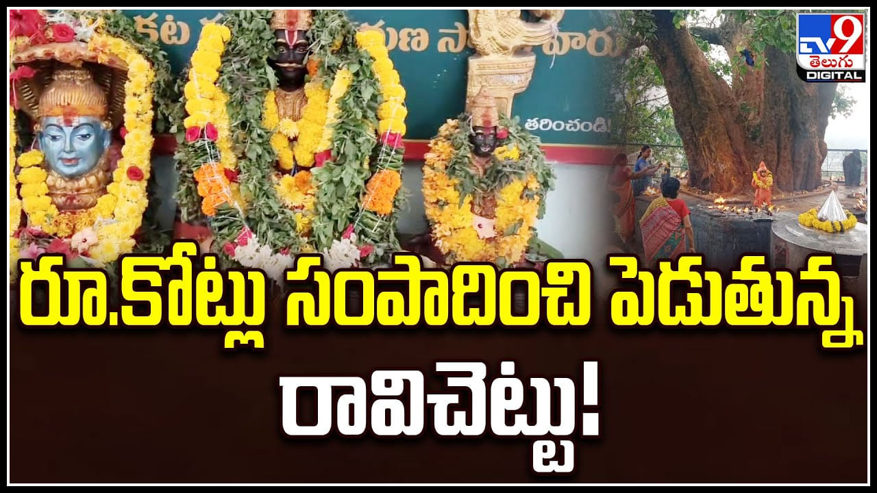 annavaram: వామ్మో.. రూ.కోట్లు సంపాదించి పెడుతున్న రావిచెట్టు.!వీడియో.