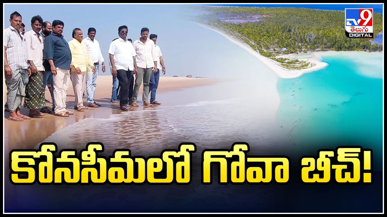 AP Beach: కోనసీమలో గోవా బీచ్.! గోవా లెవల్ వైట్ సాండ్ బీచ్.. వీడియో.