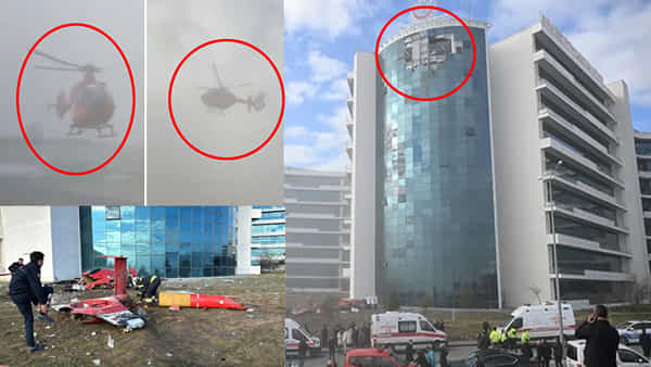 Helicopter Crash Video: ఆస్పత్రి బిల్డింగ్ను ఢీకొని కుప్పకూలిన హెలికాప్టర్.. నలుగురు మృతి! వీడియో