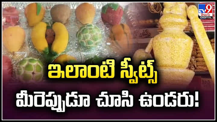 Sweets: ఇలాంటి స్వీట్స్ మీరెప్పుడూ చూసి ఉండరు.! ఆకట్టుకుంటూ నోరూరిస్తున్న స్వీట్స్.. Sweets: ఇలాంటి స్వీట్స్ మీరెప్పుడూ చూసి ఉండరు.! ఆకట్టుకుంటూ నోరూరిస్తున్న స్వీట్స్..