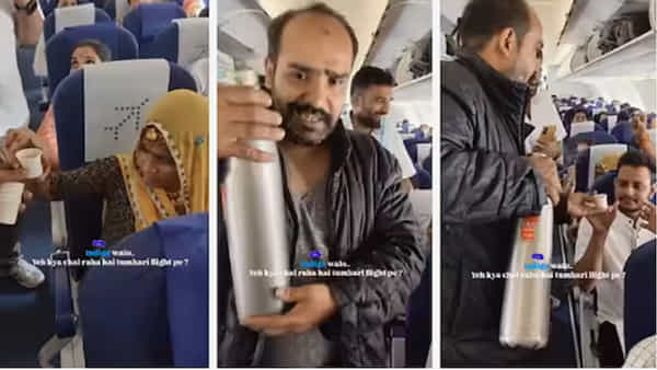 Viral Video: ఇదేందయ్యా ఇది- ఎప్పుడూ చూడలే విమానంలో చాయ్వాలా..! వీడియో చూస్తే అవాక్కే..
