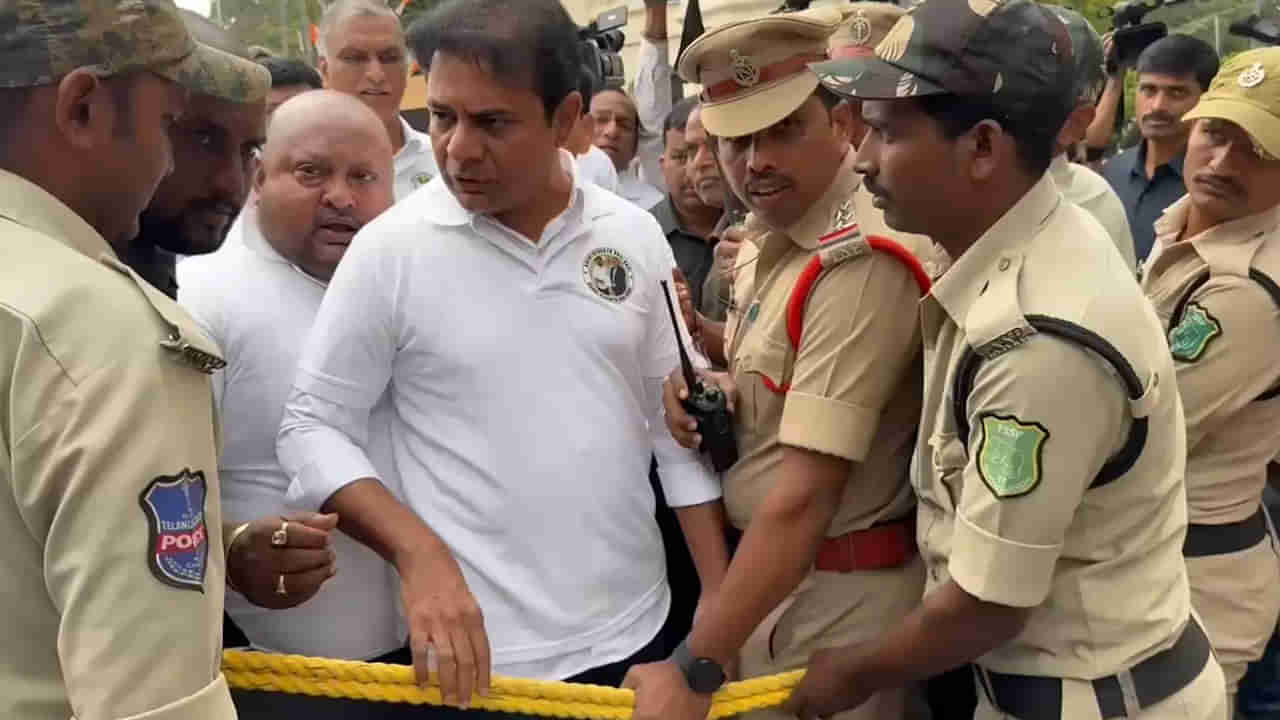 Telangana Assembly: అసెంబ్లీ వద్ద ఉద్రిక్తత.. బీఆర్ఎస్ నాయకులను అడ్డుకున్న పోలీసులు