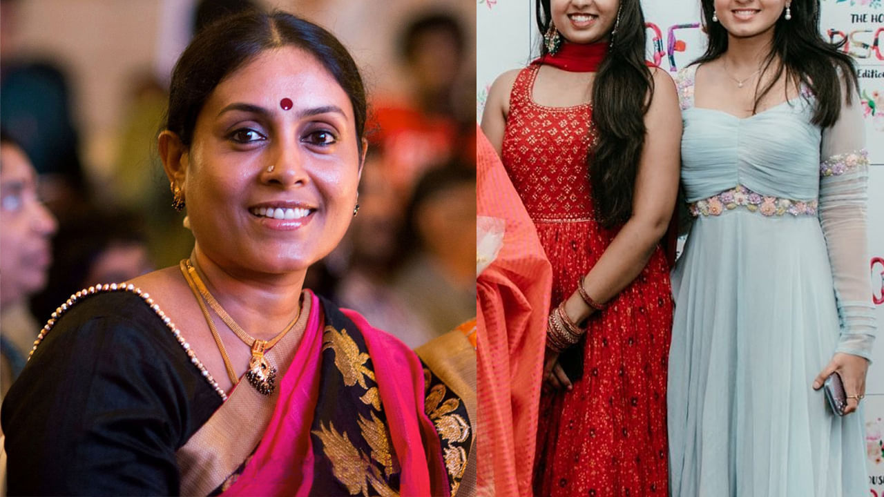 Actress Saranya: ఈ నటి కూతుర్లు ఇద్దరూ ఫేమస్ డాక్టర్స్.. హీరోయిన్లను మించిన అందం.. ఫోటోస్ వైరల్..