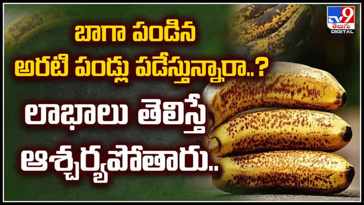 Ripened Banana: మాగిన అరటిపండ్లలో టన్నులకొద్దీ పోషకాలు.! మగవారికి మరింత ఉపయోగం.. Ripened Banana: మాగిన అరటిపండ్లలో టన్నులకొద్దీ పోషకాలు.! మగవారికి మరింత ఉపయోగం..
