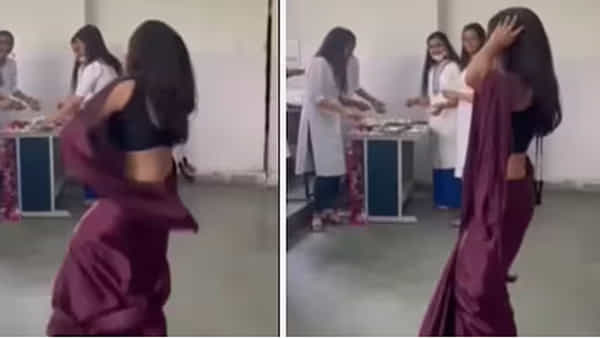 Teacher Dance in Classroom : క్లాస్ రూమ్ లో యంగ్ టీచర్ డ్యాన్స్.. సోషల్ మీడియాను షేక్ చేస్తున్న వీడియో