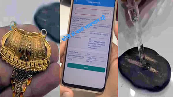 Viral Video: మెరిసేదంతా బంగారం కాదా.. గీటుకు నిలిచేదే బంగారం.. హాల్మార్క్ ఉన్నా నకిలీదేనా వీడియో వైరల్