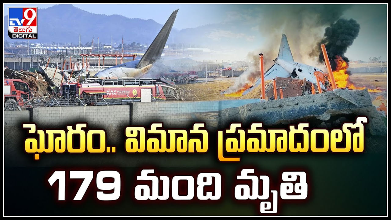 Plane Crash: ఎయిర్‌పోర్టు గోడను ఢీకొని.. విమానంలో వ్యాపించిన మంటలు.!