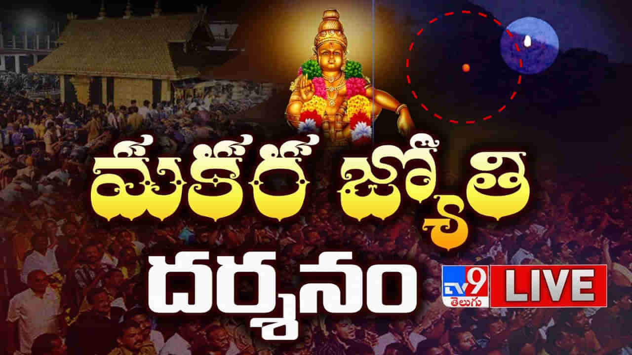 Makara Jyothi: స్వామియే శరణం అయ్యప్ప.. మకరజ్యోతి దర్శనంతో పులకించిన భక్తులు.. వీడియో