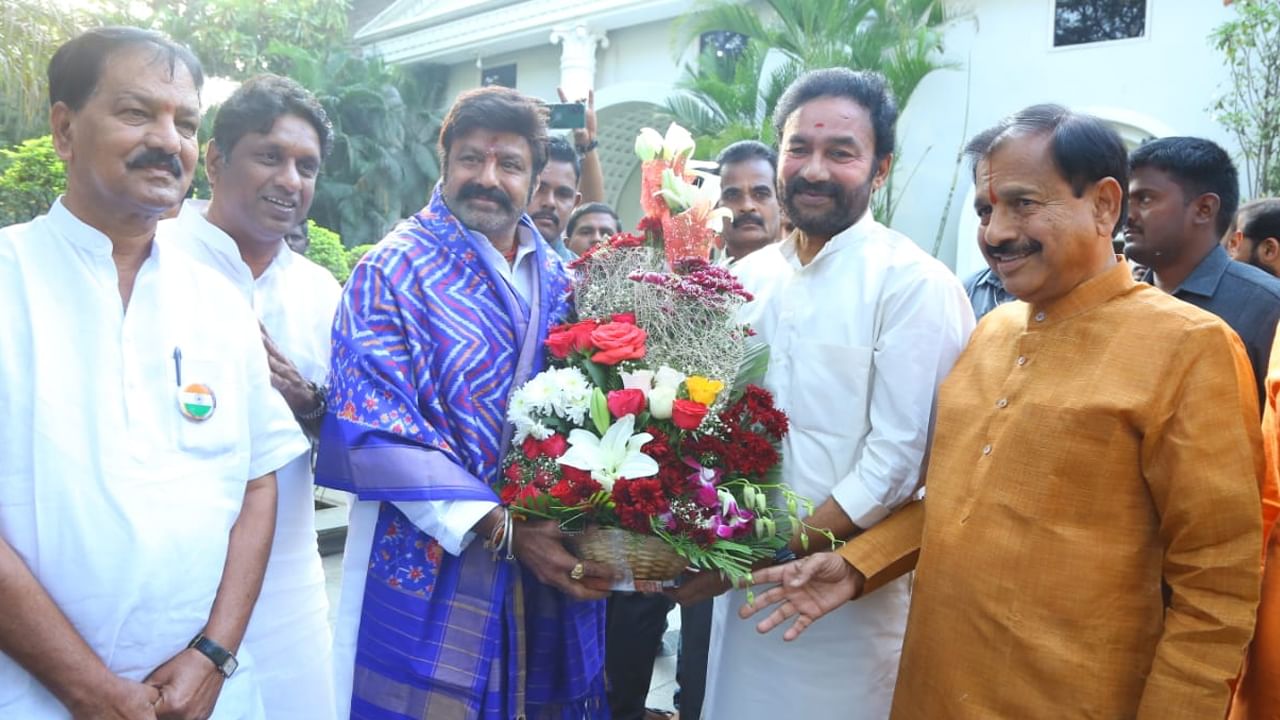 Kishan Reddy- Balakrishna: బాలయ్యకు పద్మభూషణ్.. ఇంటి కెళ్లి అభినందనలు తెలిపిన కిషన్ రెడ్డి