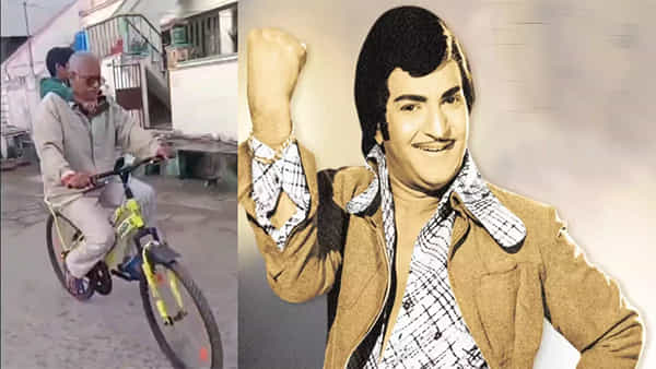 మనవడితో సైకిల్పై సవారీ చేస్తున్న ఈ పెద్దాయనను గుర్తుపట్టారా? ఎన్టీఆర్కు చాలా దగ్గరి బంధువండోయ్..