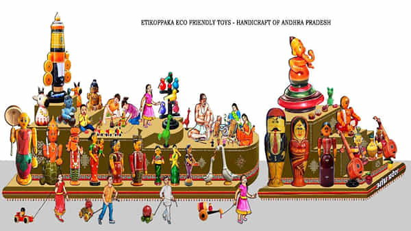 Andhra Pradesh: ఢిల్లీలో ఆంధ్రప్రదేశ్కు అరుదైన గౌరవం.. ఆ బొమ్మలతో రిపబ్లి డే శకటం..