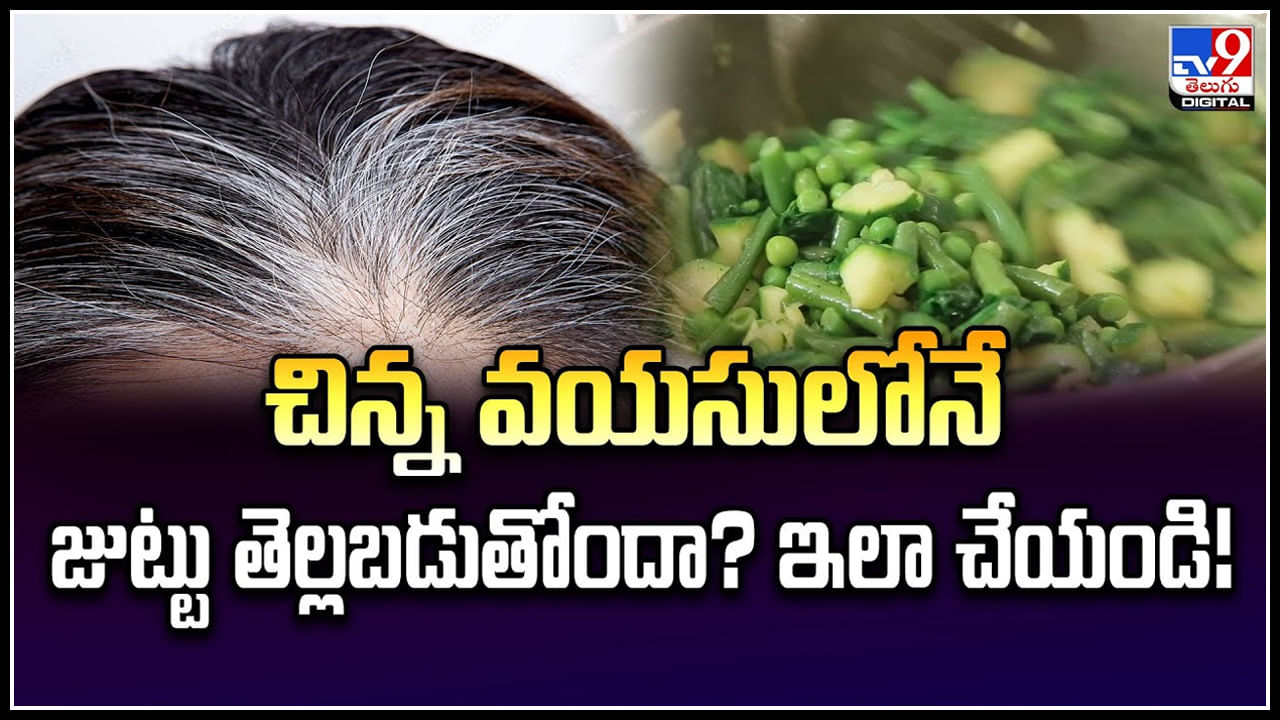 Grey Hair: చిన్న వయసులోనే  జుట్టు తెల్లబడుతోందా.? అయితే ఇలా చేయండి.!