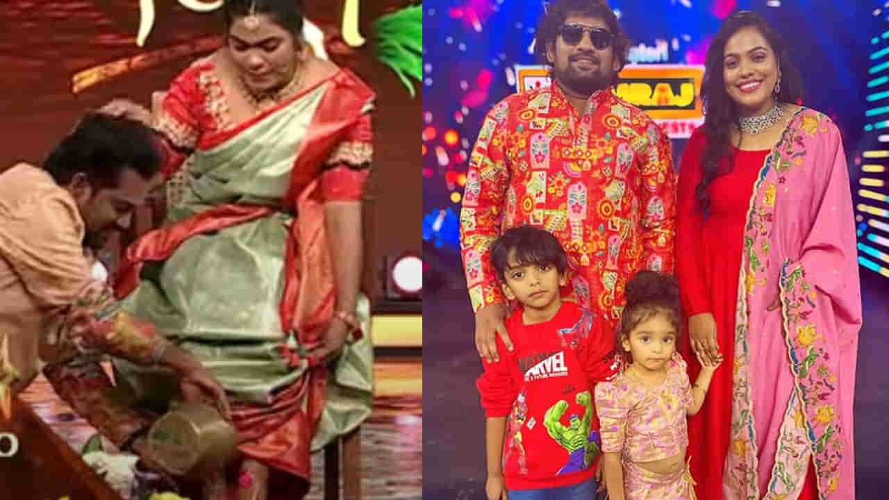 Jabardasth Prasad: కిడ్నీ ట్రాన్స్‌ప్లాంటేషన్ సక్సెస్.. భార్య కాళ్లు కడిగి నెత్తిన చల్లుకున్న పంచ్ ప్రసాద్