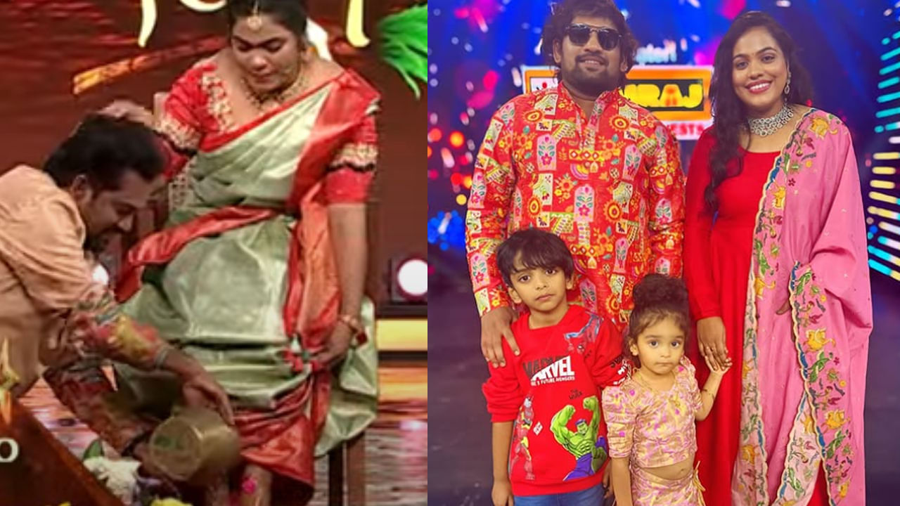 Jabardasth Prasad: కిడ్నీ ట్రాన్స్‌ప్లాంటేషన్ సక్సెస్.. భార్య కాళ్లు కడిగి నెత్తిన చల్లుకున్న పంచ్ ప్రసాద్