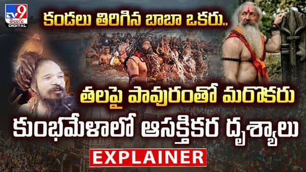 Mahakumbh 2025: కండలు తిరిగిన బాబా ఒకరు.. తలపై పావురంతో మరొకరు..