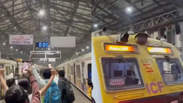Viral Video: న్యూఇయర్కి రైళ్లు భలే స్వాగతం చెప్పాయ్.. వీడియో చూస్తే ఫిదానే