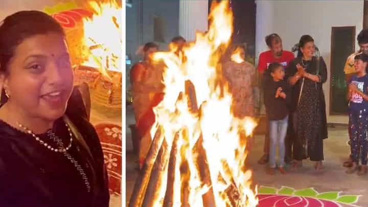 RK Roja: మాజీ మంత్రి రోజా ఇంట.. అంబరాన్ని అంటిన భోగి సంబురాలు RK Roja: మాజీ మంత్రి రోజా ఇంట.. అంబరాన్ని అంటిన భోగి సంబురాలు