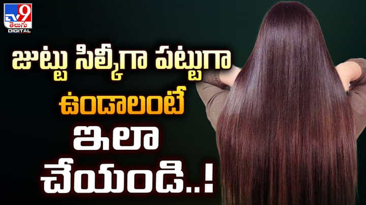 జుట్టు సిల్కీగా పట్టుగా ఉండాలంటే ఇలా చేయండి జుట్టు సిల్కీగా పట్టుగా ఉండాలంటే ఇలా చేయండి