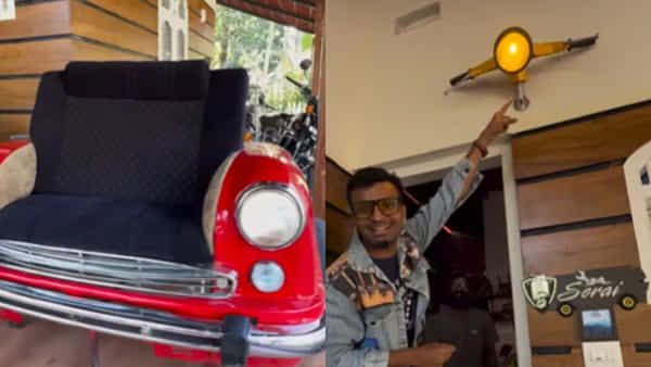 Watch: అద్దిరిపోయే ఇంటీరియర్స్తో అద్భుతమైన ఇల్లు.. గ్యారేజ్ స్పేర్పార్ట్స్తో డెకరేషన్ చూస్తే ఫిదా అవ్వాల్సిందే..