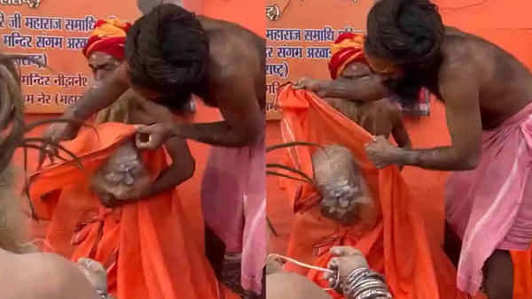 Watch: మహా కుంభమేళాలో 144 ఏళ్ల సన్యాసి సమాధి..! చివరి దర్శనానికి సంబంధించిన వీడియో వైరల్