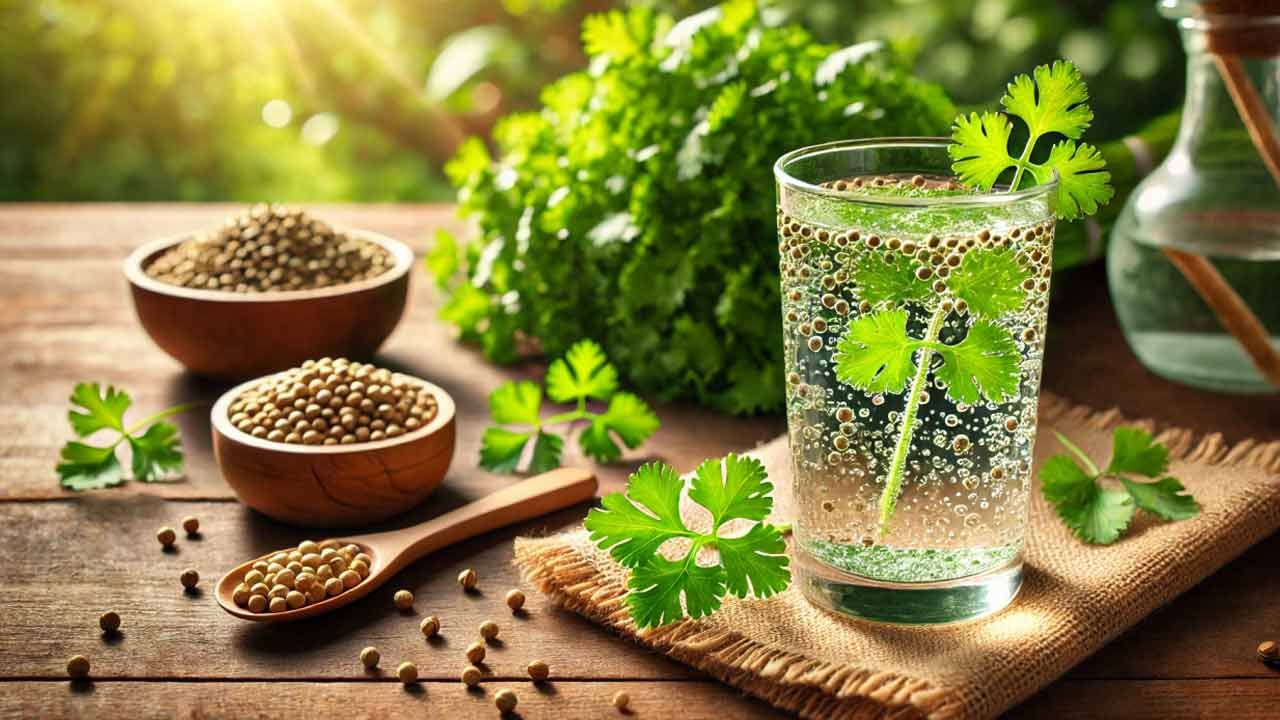 Coriander Seeds Water 4