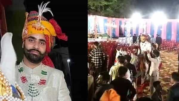 పెళ్లి ఊరేగింపులో దారుణం..! గుర్రంపై ఊరేగుతూ కుప్పకూలిన వరుడు.. షాకింగ్ వీడియో వైరల్..