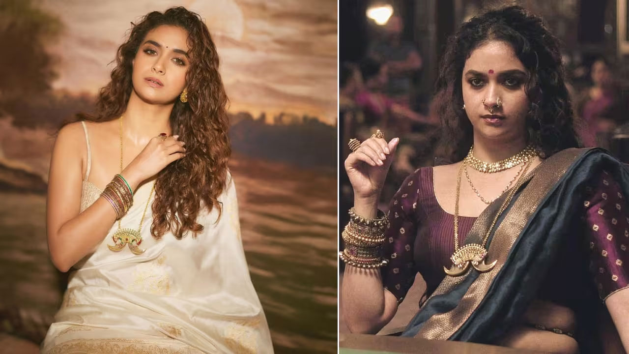  కీర్తి మెడలో బంగారు ఆభరణాలు ధరించింది కానీ, తాళి మాత్రం లేదు. దీంతో ఈ బ్యూటీ  అభిమానులు షాక్ అయ్యారు. పెళ్లై సంవత్సరం కాకముందే తాళి ధరించడం మానేశావా అంటూ పలు రకాల కామెంట్స్ చేస్తున్నారు నెటిజన్స్.