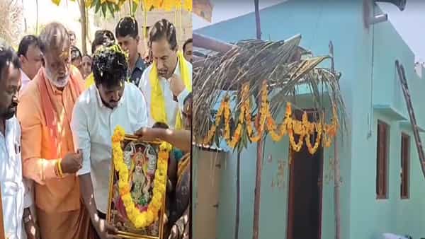 Andhra Pradesh: బాత్రూంలో ఉంటున్న కుటుంబానికి నాలుగు నెలల్లో ఇల్లు కట్టించి ఇచ్చిన ఎమ్మెల్యే..!
