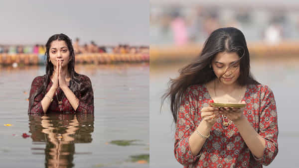 Maha Kumbh Mela: మహా కుంభమేళాలో టాలీవుడ్ క్రేజీ హీరోయిన్.. త్రివేణి సంగమంలో పవిత్ర స్నానం.. గుర్తు పట్టారా?