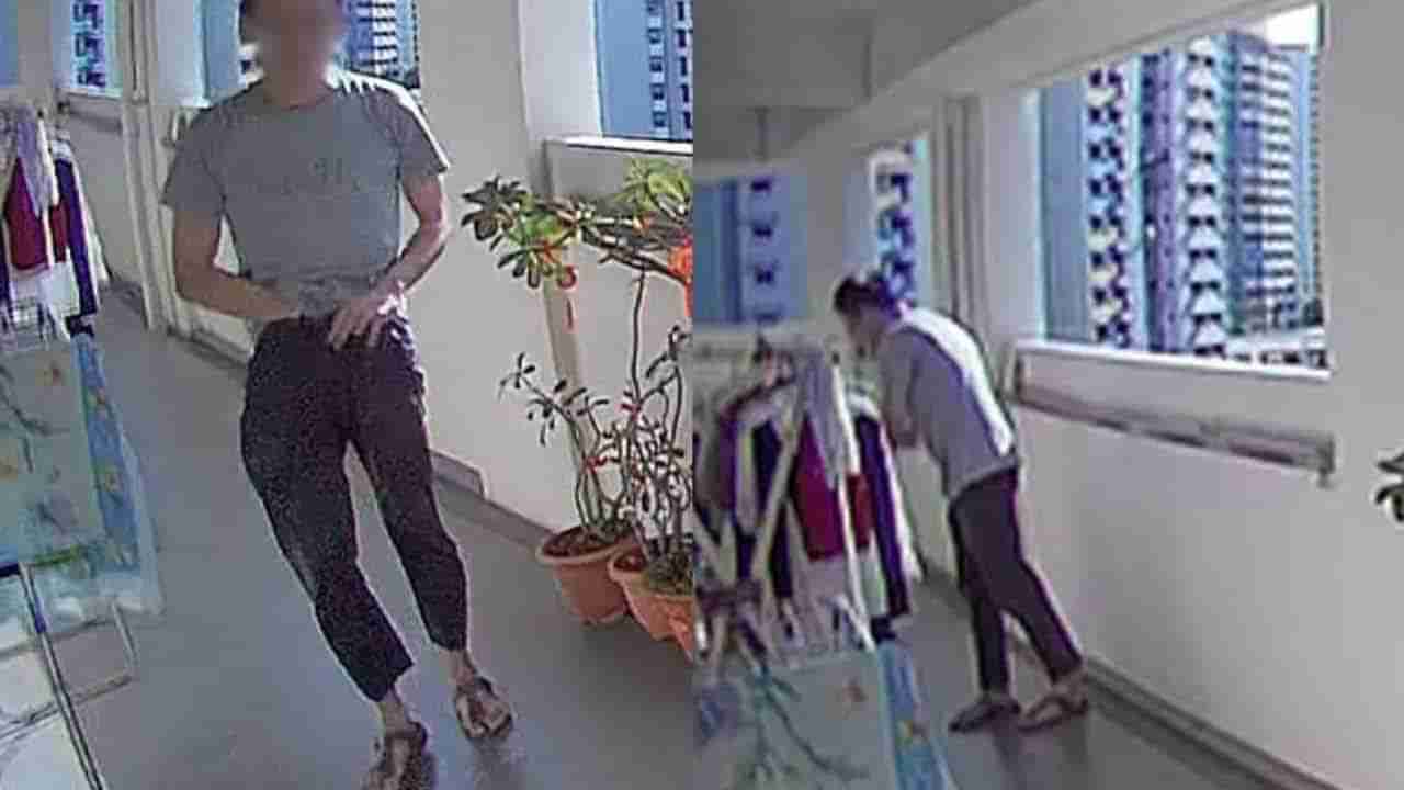 Watch: వీడికి ఇదేం మాయరోగం.. ఆడవాళ్ల బట్టలు ఆరేస్తే చాలు.. మాయం చేస్తుంటాడు..