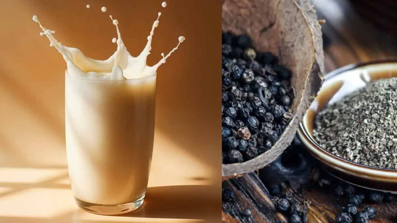 Black Pepper Milk: రాత్రి నిద్రకు ముందు పాలల్లో నల్ల మిరియాల పొడి కలిపి తాగారంటే..!