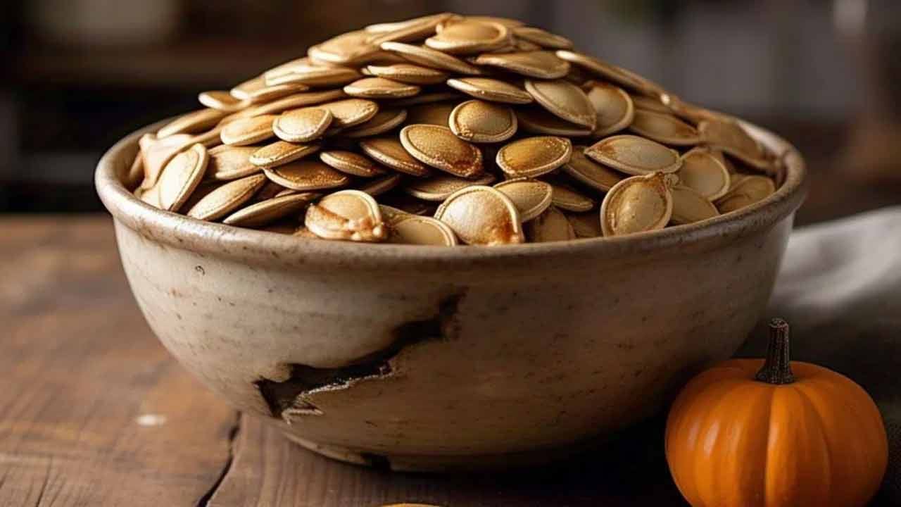 నేటి కాలంలో అధిక మంది ఒబేసిటీతో బాధపడుతున్నారు. త్వరగా బరువు తగ్గడానికి వివిధ రకాల విత్తనాలను తింటుంటారు. వీటిలో చియా గింజలు, అవిసె గింజలు, జనపనార గింజలు, నువ్వులు, పొద్దుతిరుగుడు విత్తనాలు, గుమ్మడికాయ గింజలు ముఖ్యమైనవి. ఈ విత్తనాలు డైటింగ్, శరీరాన్ని నిర్విషీకరణ చేయడానికి కూడా ప్రత్యేకంగా ఉపయోగపడతాయి. వీటన్నింటిలో గుమ్మడి గింజలు చాలా పోషకమైనవి. వీటిని తీసుకోవడం వల్ల ఎన్నో ఆరోగ్య ప్రయోజనాలు ఉన్నాయంటున్నారు ఆరోగ్య నిపుణులు.