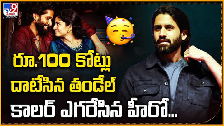 Thandel: రూ.100 కోట్లు దాటేసిన తండేల్.. కాలర్ ఎగరేసిన హీరో Thandel: రూ.100 కోట్లు దాటేసిన తండేల్.. కాలర్ ఎగరేసిన హీరో