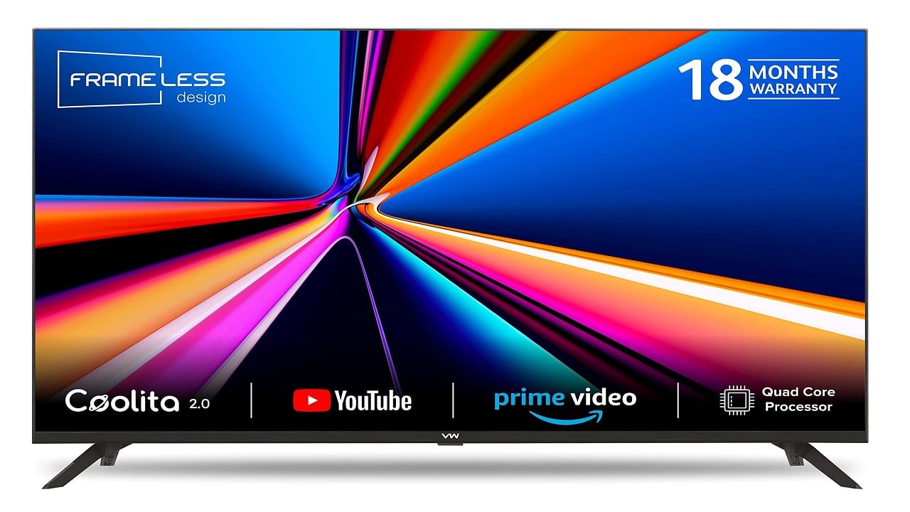 వీడబ్ల్యూ 80 సీఎం (32 అంగుళాలు) ప్లే వాల్ ఫ్రేమ్ లెస్ సిరీస్ హెచ్ డీ రెడీ ఆండ్రాయిడ్ స్మార్ట్ లెడ్ టీవీకి అనేక ప్రత్యేకతలు ఉన్నాయి. ఫుల్ హెచ్ డీ రిజల్యూషన్, 178 డిగ్రీల వీక్షణ కోణంతో విజువల్ బాగుంటుంది. బాక్స్ స్పీకర్లతో కూడిన 24 వాట్ స్టీరియో సౌండ్ తో ఆడియో స్పష్టంగా వినిపిస్తుంది. ప్రైమ్ వీడియో, నెట్ ఫ్లిక్స్, హాట్ స్టార్ తదితర ఫీచర్లు ఆకట్టుకుంటున్నాయి. హెచ్ డీఎంఐ, యూఎస్బీ, వైఫై ద్వారా సులభంగా కనెక్ట్ చేసుకోవచ్చు. ఈ టీవీ అమెజాన్ లో 7,999కి అందుబాటులో ఉంది. 