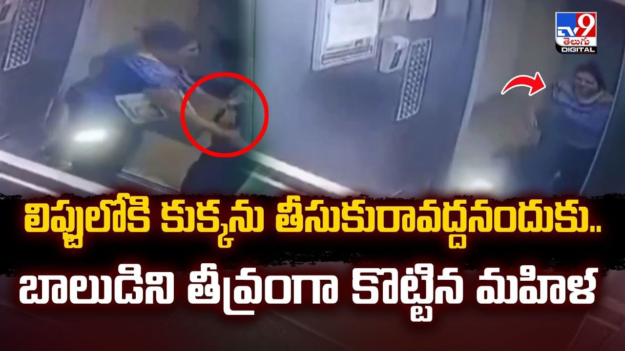 లిఫ్టులోకి కుక్కను తీసుకురావద్దనందుకు..బాలుడిని తీవ్రంగా కొట్టిన మహిళ