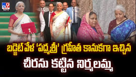 బడ్జెట్ వేళ నిర్మలా సీతారామన్ కట్టిన చీర సీక్రెట్ తెలుసా? వీడియో