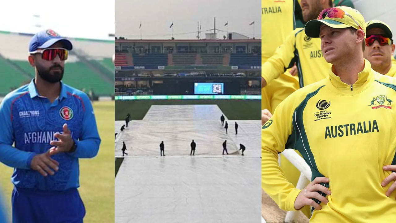 AFG vs AUS Match Washed Out Australia Advances: లాహోర్‌లో ఆఫ్ఘనిస్తాన్ వర్సెస్ ఆస్ట్రేలియా మధ్య జరిగిన ఛాంపియన్స్ ట్రోఫీ 2025 మ్యాచ్ వర్షం కారణంగా రద్దైన సంగతి తెలిసిందే. ముందుగా బ్యాటింగ్ చేసిన ఆఫ్ఘనిస్తాన్ నిర్ణీత 50 ఓవర్లలో 273 పరుగులు చేసింది. దీనికి ప్రతిస్పందనగా, ఆస్ట్రేలియా 12.5 ఓవర్లలో ఒక వికెట్ నష్టానికి 109 పరుగులు చేసిన సమయంలో, వర్షం మొదలైంది.