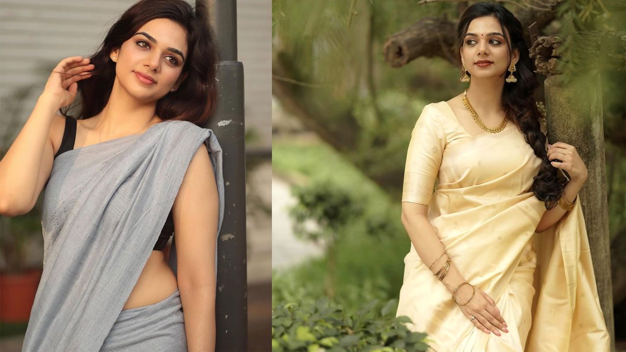 ప్రస్తుతం సోషల్ మీడియాలో నెటిజన్స్ హృదయాలను కట్టిపడేస్తుంది ఓ హీరోయిన్. చీరకట్టులో మరింత అందంగా కనిపిస్తూనే మెస్మరైజ్ చేస్తుంది. ఒకే ఒక్క సినిమాతోనే కుర్రాళ్ల గుండెలను దొచేసిన ఈ వయ్యారిని గుర్తుపట్టారా.. ? తనే హీరోయిన్ భవ్య త్రిఖ.