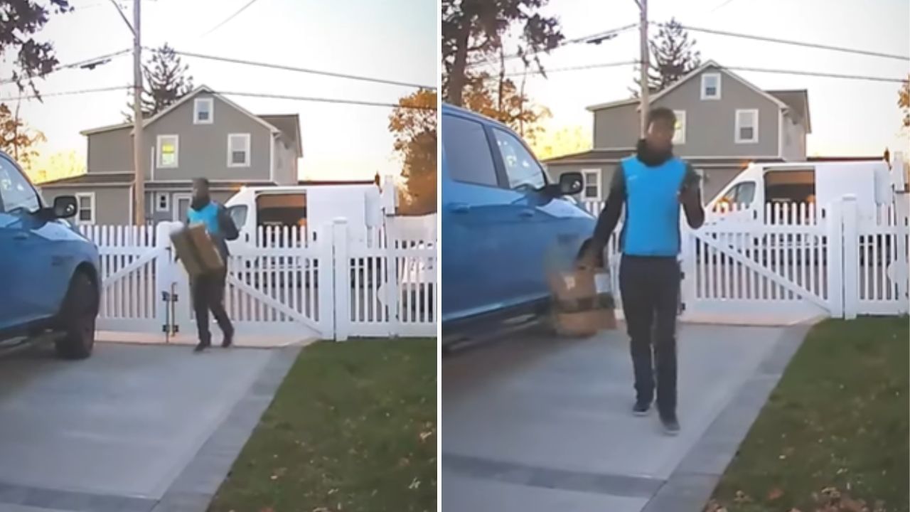 Watch: అతను డెలివరీ బాయా..? స్పైడర్ మ్యానా?  'స్టంట్' చూస్తే షాక్ అవ్వాల్సిందే!