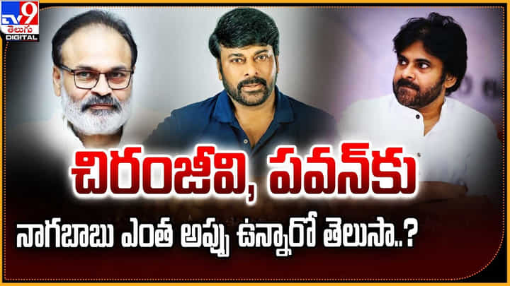చిరంజీవి, పవన్కు నాగబాబు ఎంత అప్పు ఉన్నారో తెలుసా..? చిరంజీవి, పవన్కు నాగబాబు ఎంత అప్పు ఉన్నారో తెలుసా..?