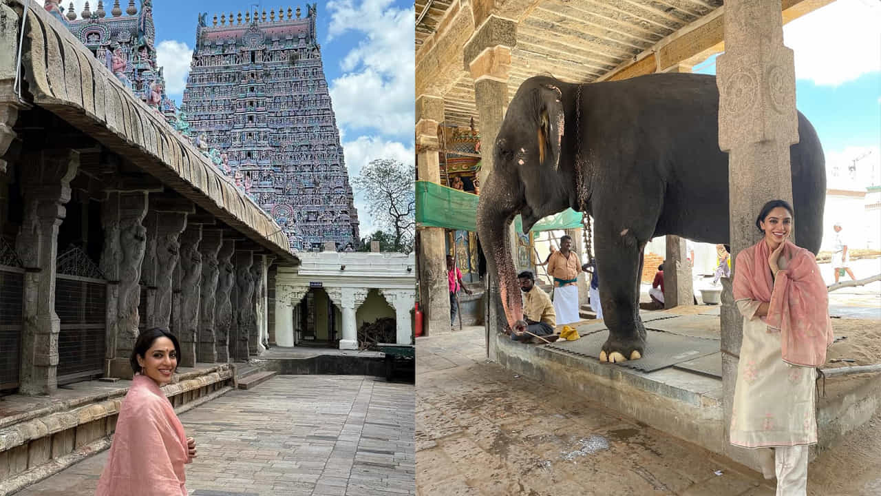తమిళనాడులోని ప్రముఖ దేవాలయాలు, పుణ్యక్షేత్రాలు, దర్శనీయ స్థలాలను సందర్శించింది శోభిత. ఈ క్రమంలో తన ట్రిప్ ఫోటోలను తన సోషల్ మీడియా ఖాతాలో పోస్ట్ చేసింది.