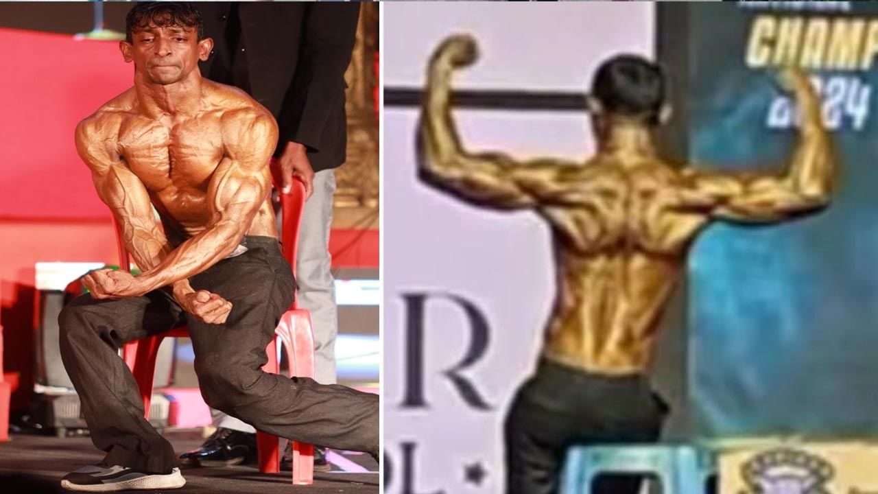 బాడీ బిల్డింగ్ కాంపిటేషన్స్‌లో అద్భుతాలు సృష్టిస్తున్న దివ్యాంగుడు..