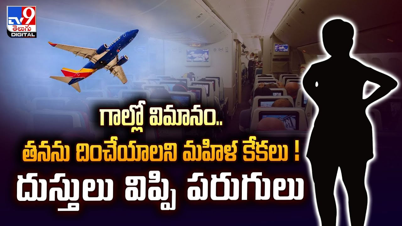 గాల్లో విమానం.. తనను దించేయాలని మహిళ కేకలు! దుస్తులు విప్పి పరుగులు